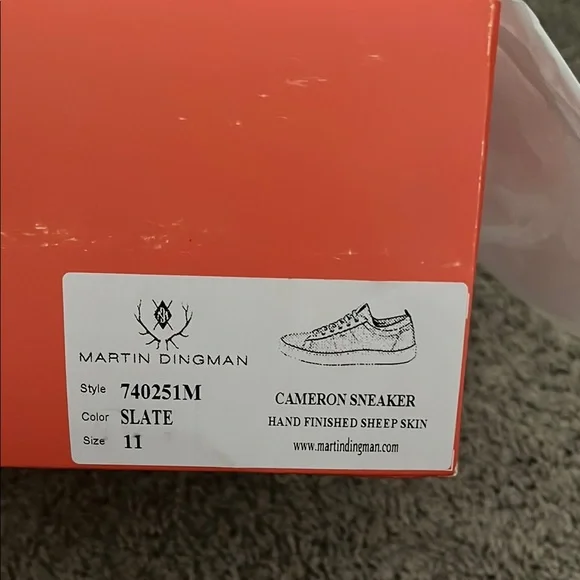 Martin Dingman Black and White Sneakers Minimalist Design - Picture 4 of 5